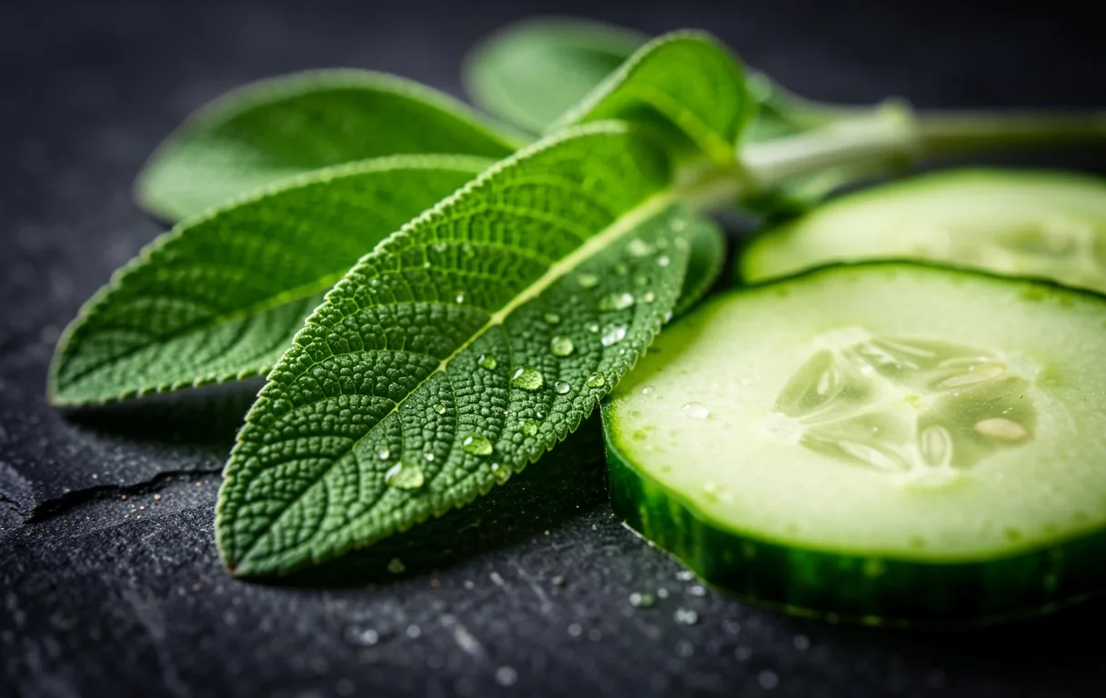Fresh green ingredients